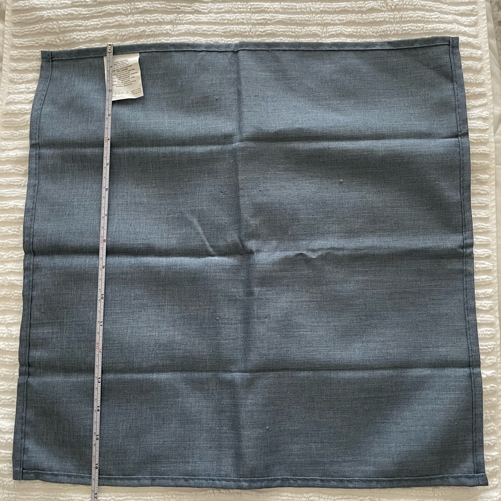 Blue napkins. Set of 8.